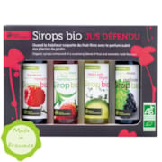 4 Sirops bio jus défendus