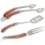 Ustensiles de barbecue pliables