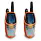 Talkie walkie solaire orange