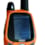 Talkie walkie solaire orange