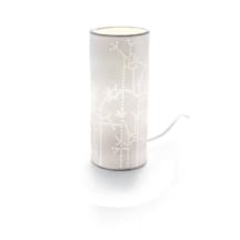 Lampe porcelaine orée