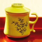 Tasse à thé bambou en porcelaine