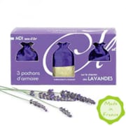 3 pochons d'armoire lavande