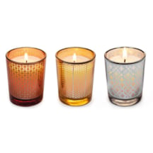 Coffret 3 bougies Pomme d'ambre