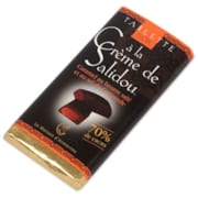 Mini tablette Chocolat noir caramel