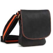 Pochette cuir noir 