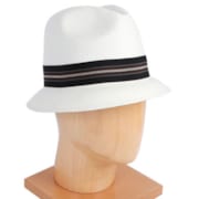 Panama blanc gallon noir/beige M
