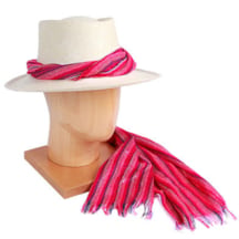 Panama blanc foulard M