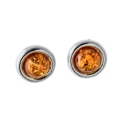 Boucles d'oreilles puces d'ambre