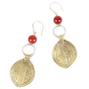 Boucles d'oreilles mariée berbère argent
