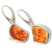 Boucles d'oreilles Coquille d'ambre