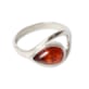 Bague en ambre et argent