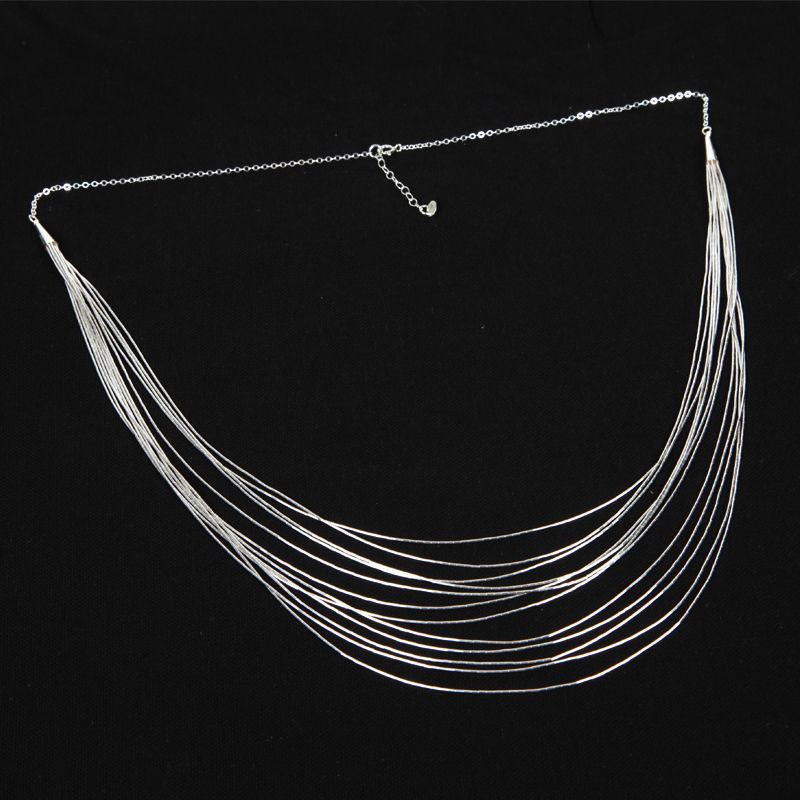 Sautoir Liquid Silver