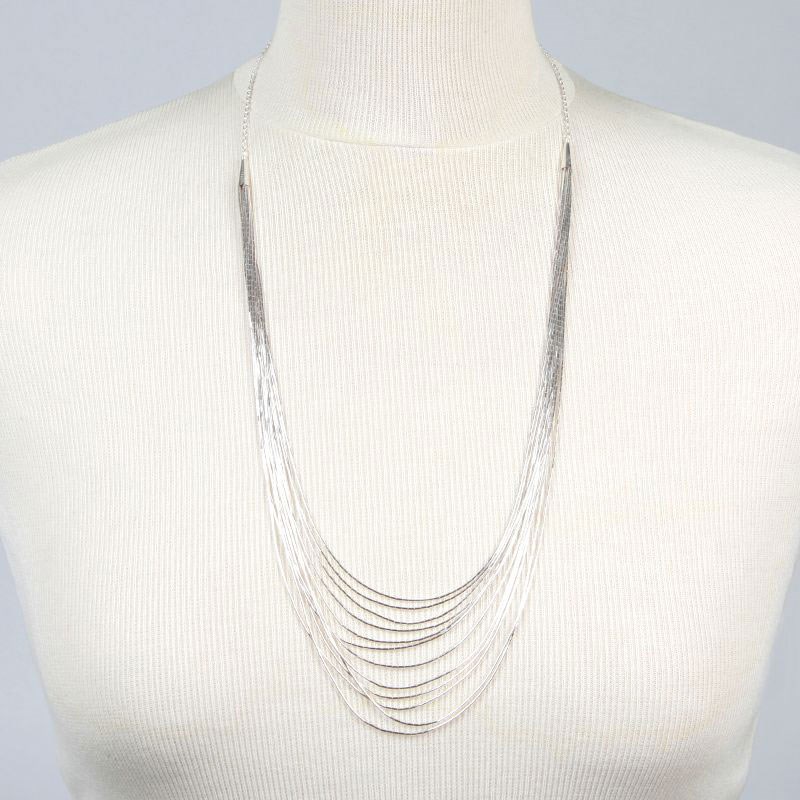 Sautoir Liquid Silver