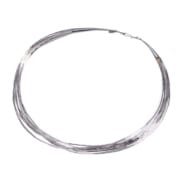 Collier Liquid silver argent