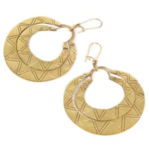 Boucles d'oreilles Tribu Miao laiton