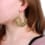 Boucles d'oreilles Tribu Miao laiton Boucles d'oreilles Tribu Miao laiton