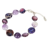 Bracelet Améthyste et Jaspe