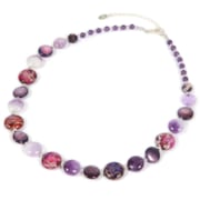 Collier Améthyste et Jaspe