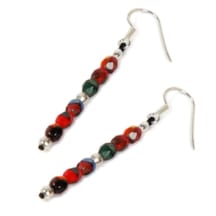 Boucles d'oreilles pierre de Bohème