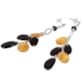Boucles d'oreilles deux ambres