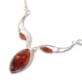Collier Arabesque ambre cognac