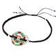 Bracelet millefiori vert