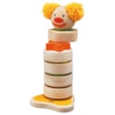 Empilement clown en bois