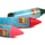 Crayons de couleur de bain