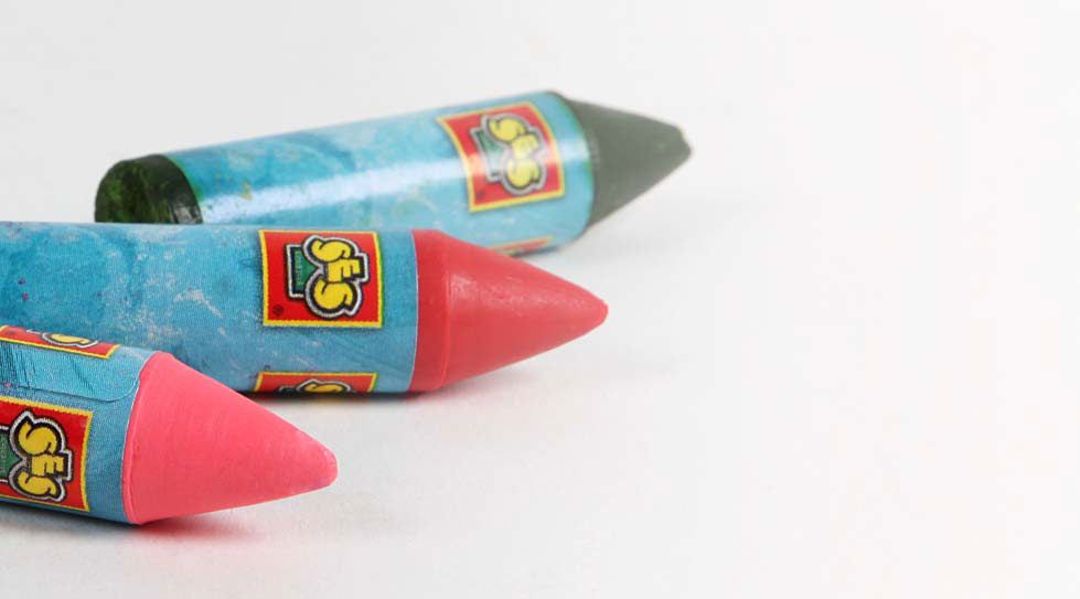 Crayons de couleur de bain