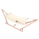 Hamac coton bébé sur support bois