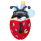 Range jouets de bain coccinelle