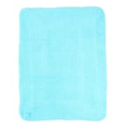 Housse coussin à langer coton turquoise