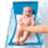 Hamac de bain bleu