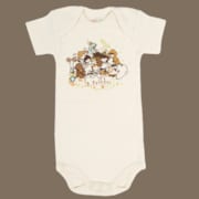 Body coton bio manches courtes 