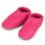 Chausson cuir fuschia