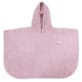 Poncho de bain rose en coton bio