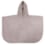 Poncho de bain taupe coton bio