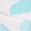 Maxi lange nuages coton bio bleu