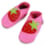 Chaussons fraises des bois cuir Chaussons fraises des bois cuir