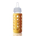 Biberon housse en silicone orange 150 ml