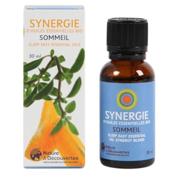 Synergie sommeil d'huiles essentielles 