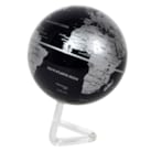 Globe auto-rotatif Argent