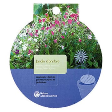 Tapis de graines à semer jardin d’ombre