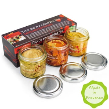 Trio de moutardes bio* Saveurs estivales