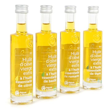 Coffret 4 huiles d'olive aux HE bio*