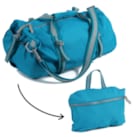 Sac polochon bleu pliable