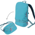 Sac à dos/Pochette ceinture bleue