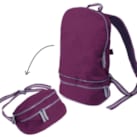 Sac à dos/Pochette ceinture violette