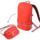 Sac à dos/Pochette ceinture corail